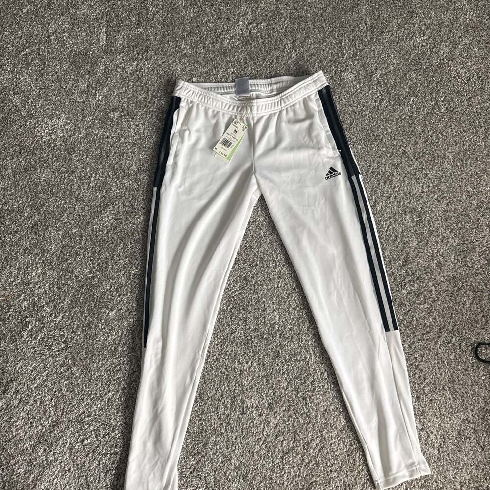 Adidas Tiro 21 Training Track Pants Joggers White GN5489